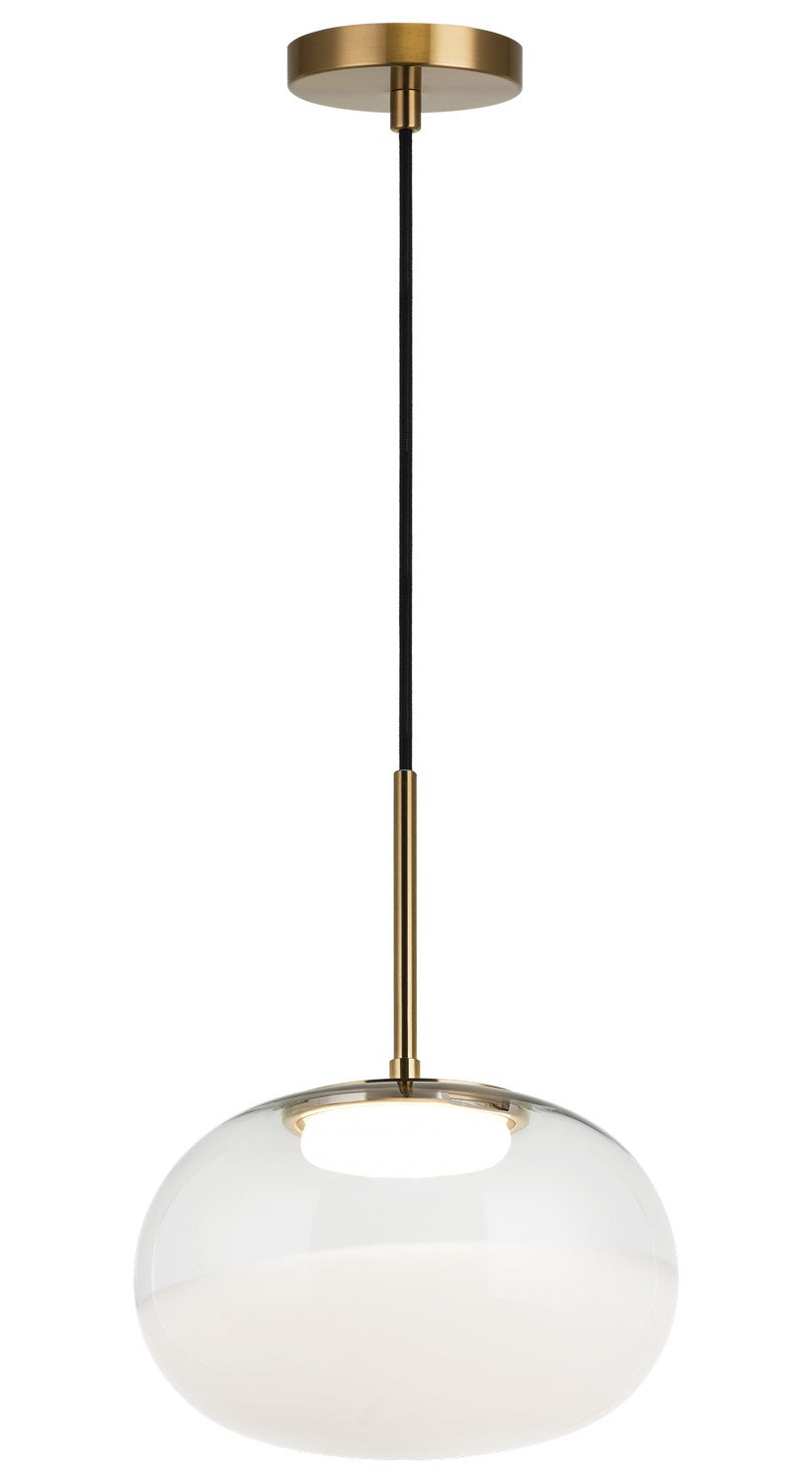 Matteo Canada - LED Pendant - Jayce - Aged Gold Brass- Union Lighting Luminaires Decor