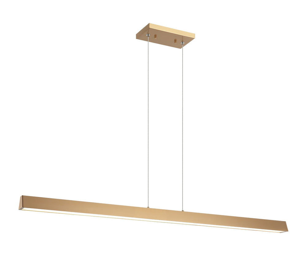 Matteo Canada - LED Chandelier - Isosceles - Aged Gold Brass- Union Lighting Luminaires Decor