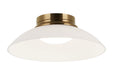 Matteo Canada - LED Flush Mount - Luna - Aged Gold Brass- Union Lighting Luminaires Decor