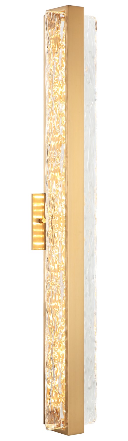Matteo Canada - LED Vanity - Niagara - Aged Gold Brass- Union Lighting Luminaires Decor