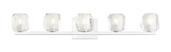 Matteo Canada - Five Light Vanity - Carleton - Chrome- Union Lighting Luminaires Decor