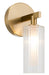 Matteo Canada - One Light Wall Sconce - Kristof - Aged Gold Brass- Union Lighting Luminaires Decor