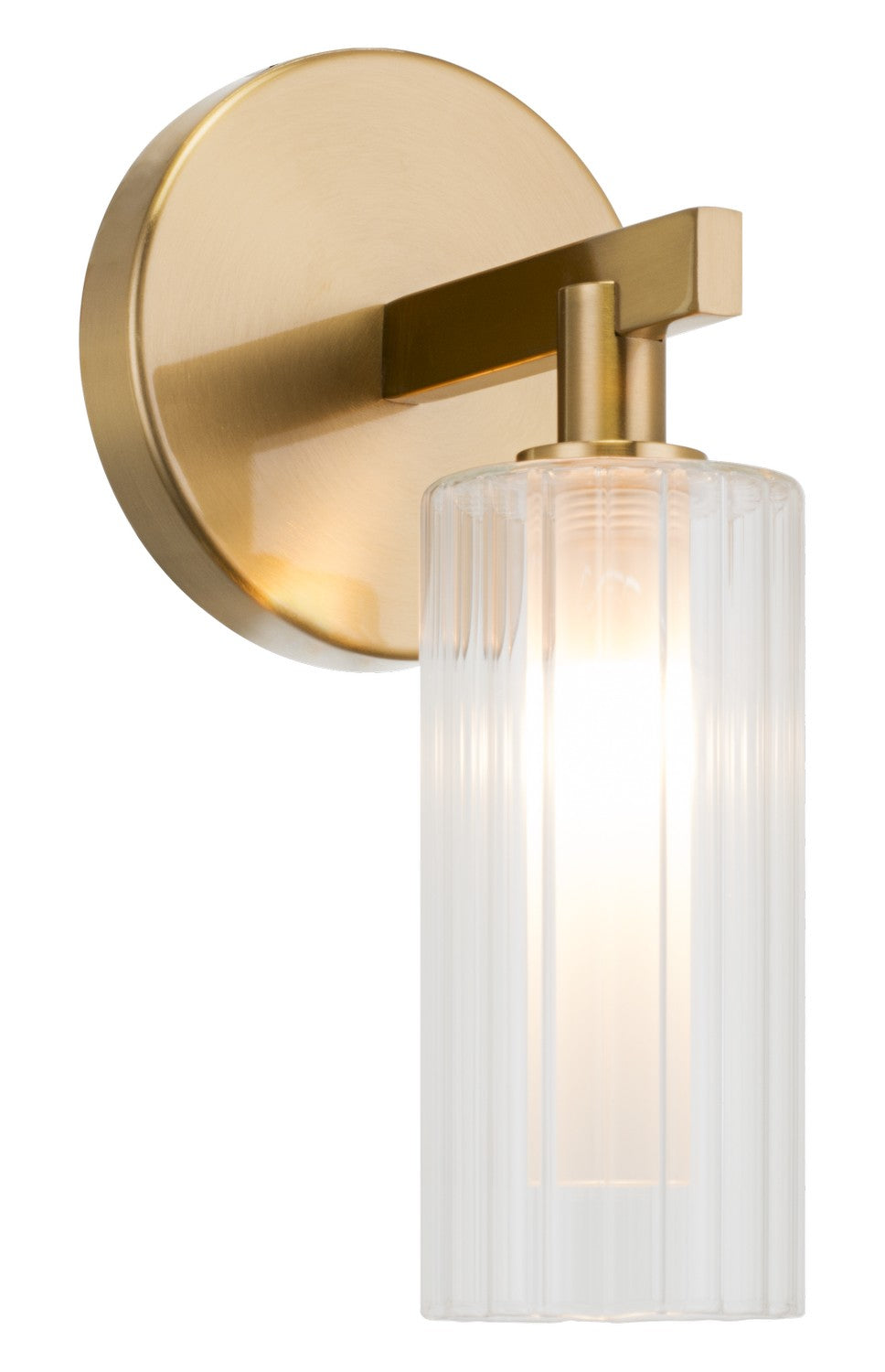 Matteo Canada - One Light Wall Sconce - Kristof - Aged Gold Brass- Union Lighting Luminaires Decor