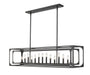 Z-Lite Canada - 13 Light Island Pendant - Easton - Matte Black- Union Lighting Luminaires Decor