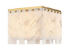 Z-Lite Canada - Four Light Flush Mount - Viviana - Rubbed Brass- Union Lighting Luminaires Decor