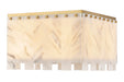 Z-Lite Canada - Six Light Flush Mount - Viviana - Rubbed Brass- Union Lighting Luminaires Decor
