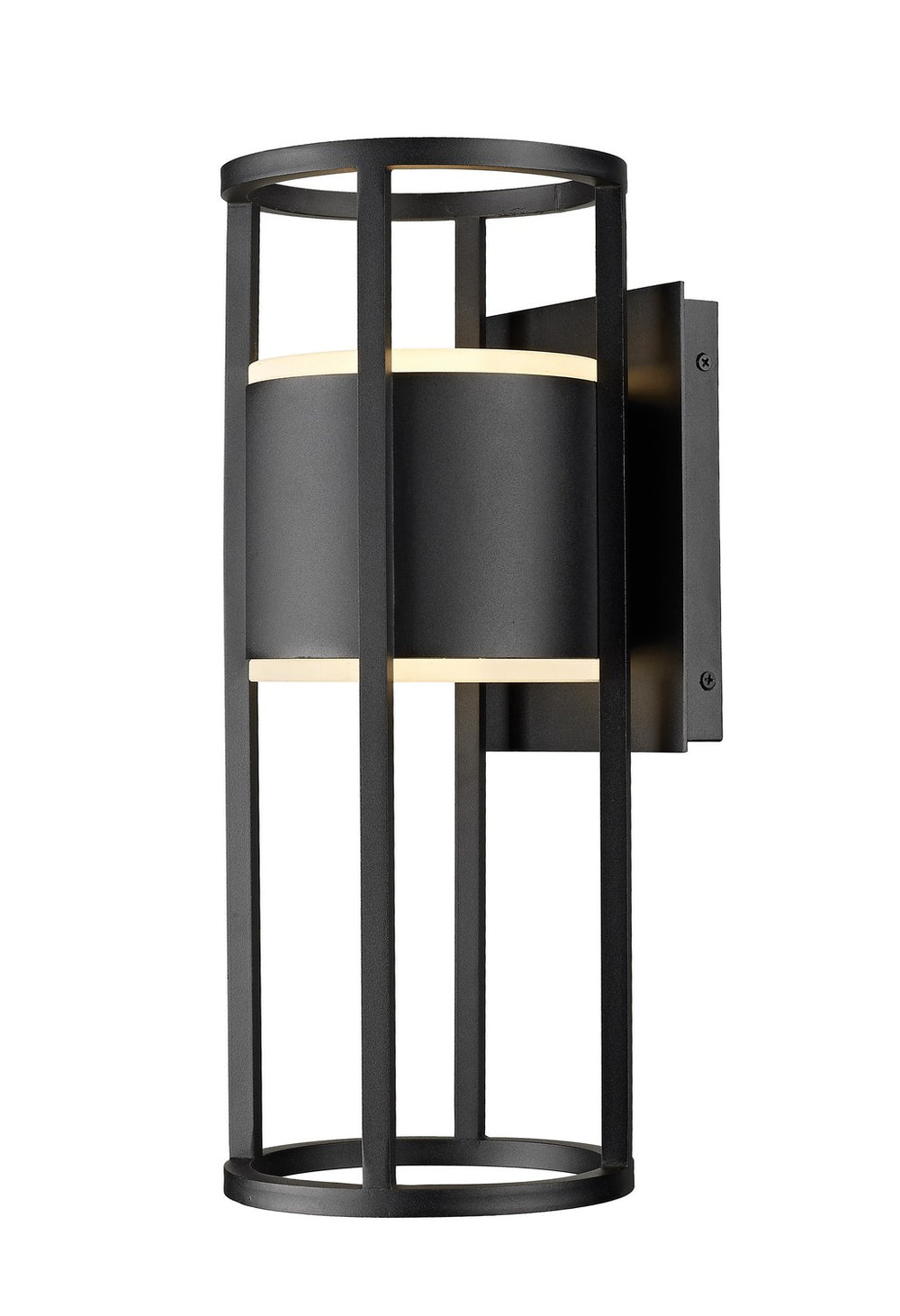 Z-Lite Canada - LED Outdoor Wall Sconce - Luca - Black- Union Lighting Luminaires Decor