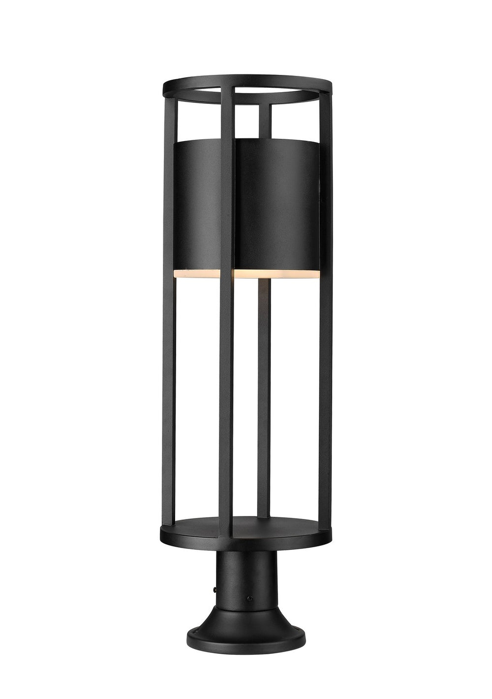 Z-Lite Canada - LED Outdoor Pier Mount - Luca - Black- Union Lighting Luminaires Decor