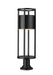 Z-Lite Canada - LED Outdoor Pier Mount - Luca - Black- Union Lighting Luminaires Decor