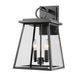 Z-Lite Canada - Two Light Outdoor Wall Sconce - Broughton - Black- Union Lighting Luminaires Decor