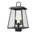 Z-Lite Canada - Two Light Outdoor Post Mount - Broughton - Black- Union Lighting Luminaires Decor
