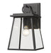 Z-Lite Canada - One Light Outdoor Wall Sconce - Broughton - Black- Union Lighting Luminaires Decor