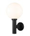 Z-Lite Canada - One Light Outdoor Wall Sconce - Laurent - Black- Union Lighting Luminaires Decor