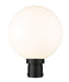 Z-Lite Canada - One Light Outdoor Post Mount - Laurent - Black- Union Lighting Luminaires Decor