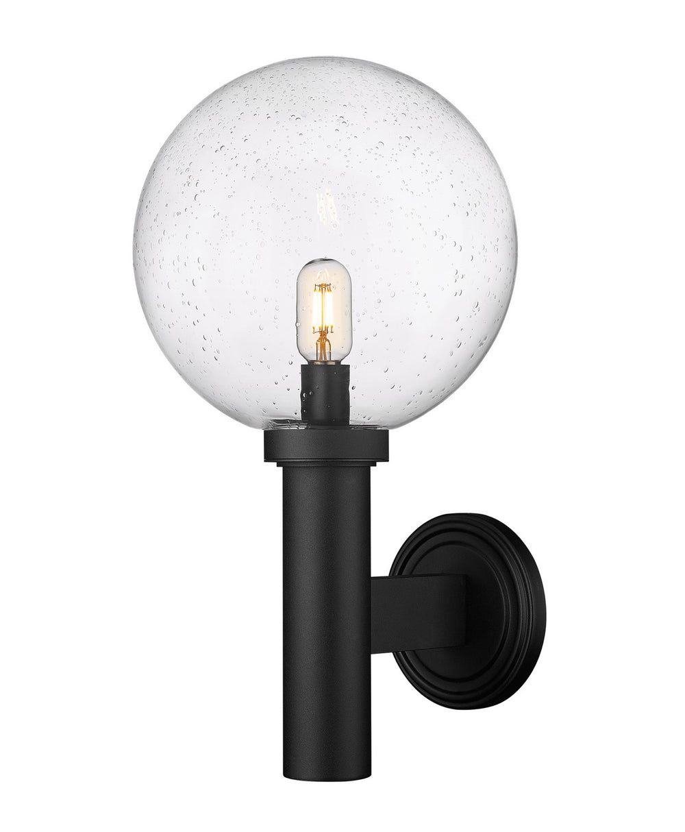 Z-Lite Canada - One Light Outdoor Wall Sconce - Laurent - Black- Union Lighting Luminaires Decor