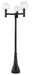 Z-Lite Canada - Three Light Outdoor Post Mount - Laurent - Black- Union Lighting Luminaires Decor