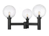 Z-Lite Canada - Three Light Outdoor Post Mount - Laurent - Black- Union Lighting Luminaires Decor