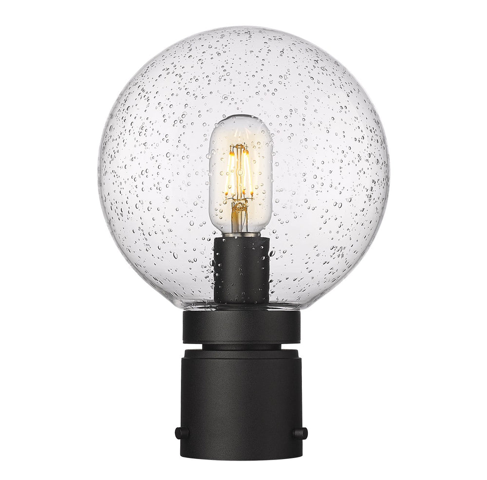 Z-Lite Canada - One Light Outdoor Post Mount - Laurent - Black- Union Lighting Luminaires Decor
