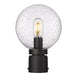 Z-Lite Canada - One Light Outdoor Post Mount - Laurent - Black- Union Lighting Luminaires Decor