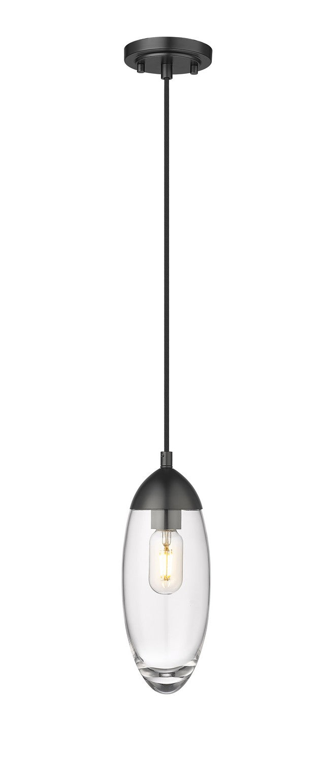 Z-Lite Canada - One Light Pendant - Arden - Matte Black- Union Lighting Luminaires Decor
