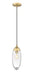 Z-Lite Canada - One Light Pendant - Arden - Rubbed Brass- Union Lighting Luminaires Decor
