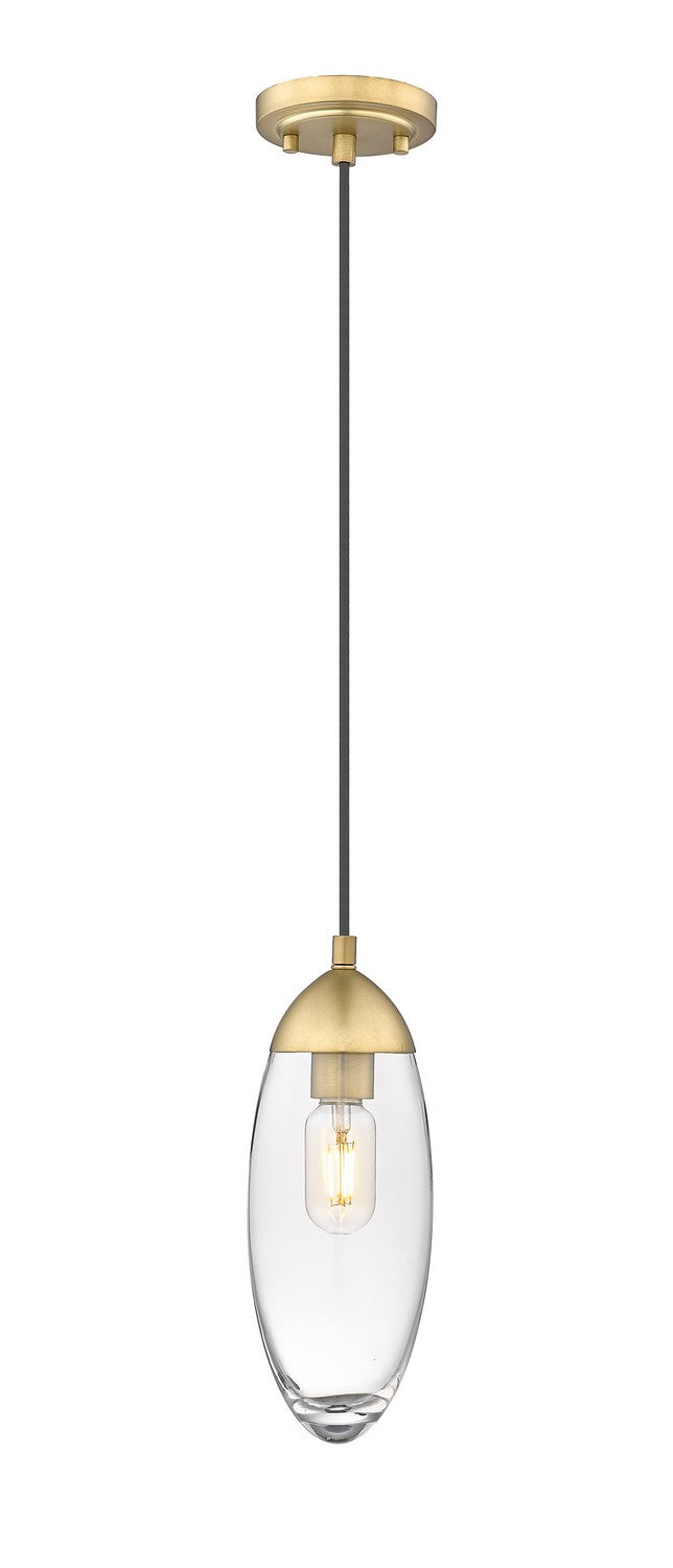 Z-Lite Canada - One Light Pendant - Arden - Rubbed Brass- Union Lighting Luminaires Decor