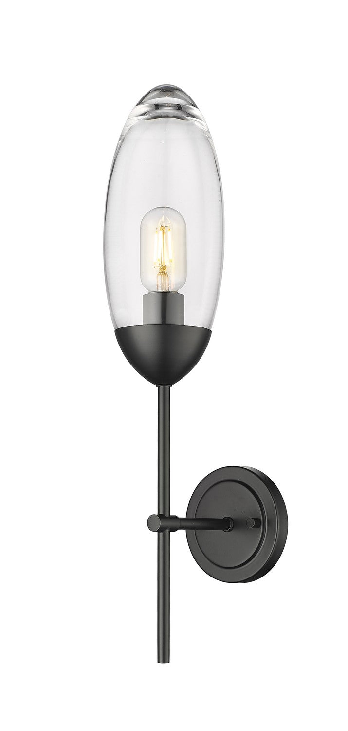 Z-Lite Canada - One Light Wall Sconce - Arden - Matte Black- Union Lighting Luminaires Decor
