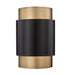 Z-Lite Canada - Two Light Wall Sconce - Harlech - Bronze / Rubbed Brass- Union Lighting Luminaires Decor