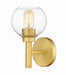 Z-Lite Canada - One Light Wall Sconce - Sutton - Brushed Gold- Union Lighting Luminaires Decor