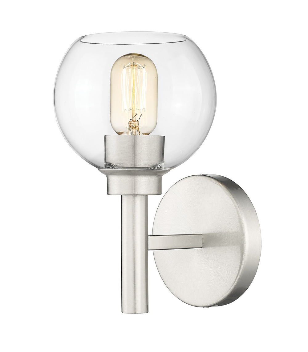 Z-Lite Canada - One Light Wall Sconce - Sutton - Brushed Nickel- Union Lighting Luminaires Decor