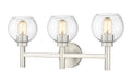 Z-Lite Canada - Three Light Vanity - Sutton - Brushed Nickel- Union Lighting Luminaires Decor