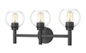 Z-Lite Canada - Three Light Vanity - Sutton - Matte Black- Union Lighting Luminaires Decor