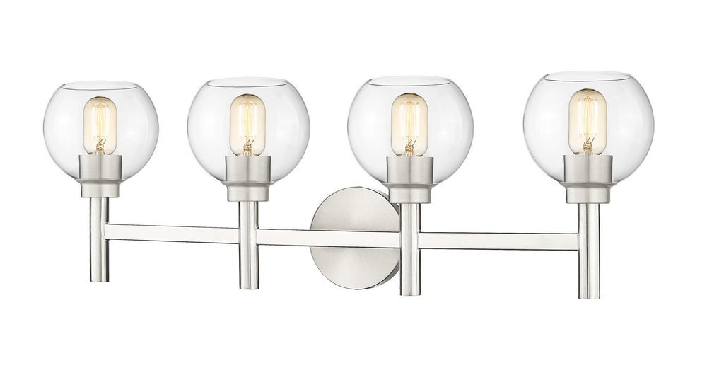 Z-Lite Canada - Four Light Vanity - Sutton - Brushed Nickel- Union Lighting Luminaires Decor