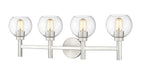 Z-Lite Canada - Four Light Vanity - Sutton - Brushed Nickel- Union Lighting Luminaires Decor
