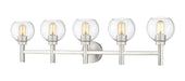 Z-Lite Canada - Five Light Vanity - Sutton - Brushed Nickel- Union Lighting Luminaires Decor