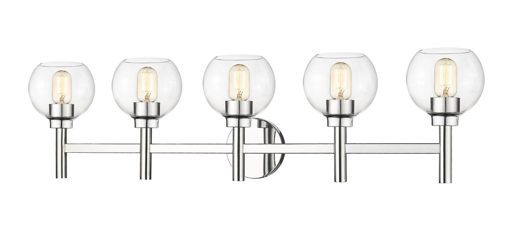 Z-Lite Canada - Five Light Vanity - Sutton - Chrome- Union Lighting Luminaires Decor