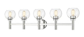Z-Lite Canada - Five Light Vanity - Sutton - Chrome- Union Lighting Luminaires Decor
