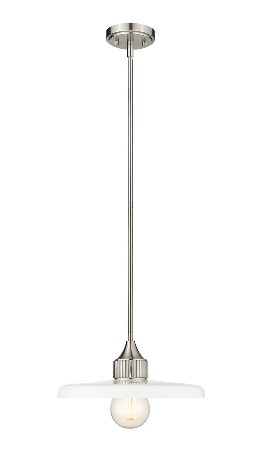 Z-Lite Canada - One Light Pendant - Paloma - Brushed Nickel- Union Lighting Luminaires Decor