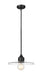 Z-Lite Canada - One Light Pendant - Paloma - Matte Black- Union Lighting Luminaires Decor