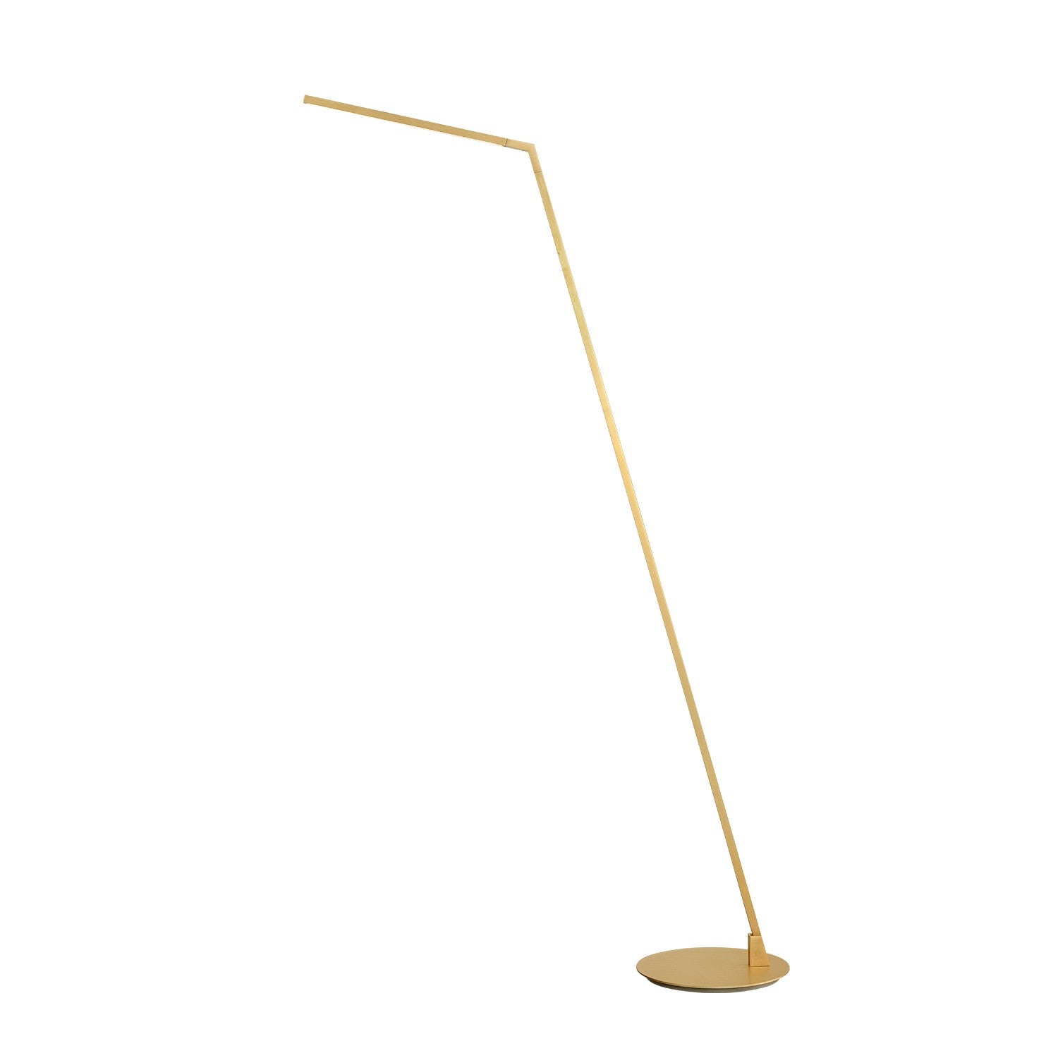 Kuzco Canada - LED Floor Lamp - Miter - Brushed Gold- Union Lighting Luminaires Decor