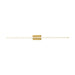 Kuzco Canada - LED Wall Sconce - Vega Minor - Brushed Gold- Union Lighting Luminaires Decor