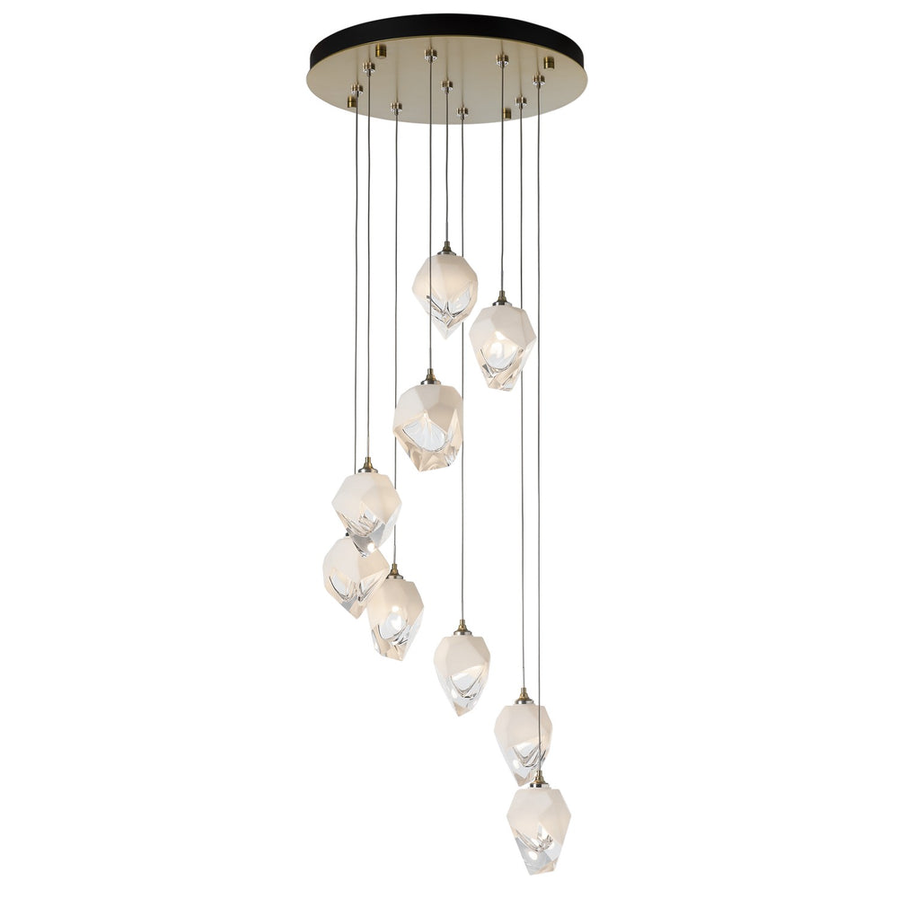 Hubbardton Forge - LED Pendant - Chrysalis - Modern Brass- Union Lighting Luminaires Decor