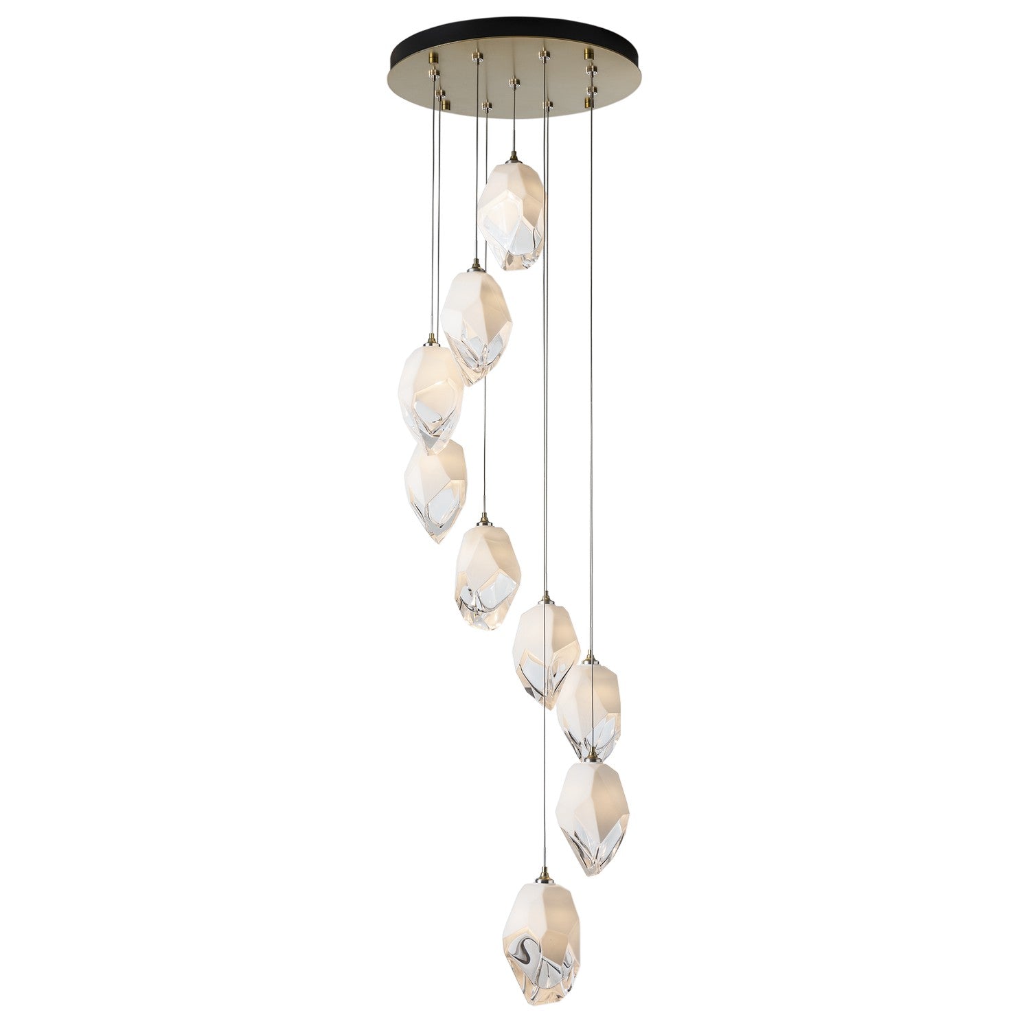 Hubbardton Forge - LED Pendant - Chrysalis - Modern Brass- Union Lighting Luminaires Decor
