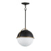 Maxim - One Light Pendant - Duke - Black/Weathered Brass- Union Lighting Luminaires Decor