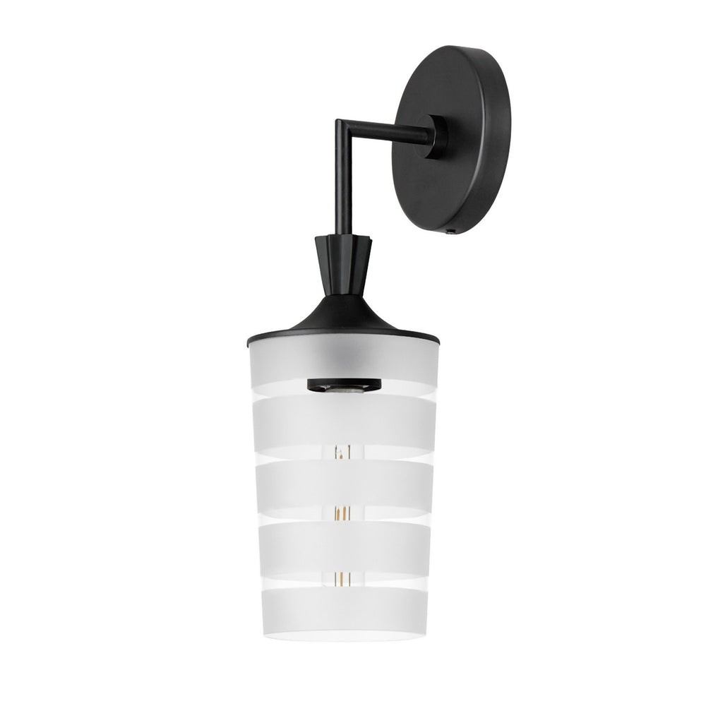 Maxim - One Light Outdoor Wall Sconce - Copacabana - Black- Union Lighting Luminaires Decor