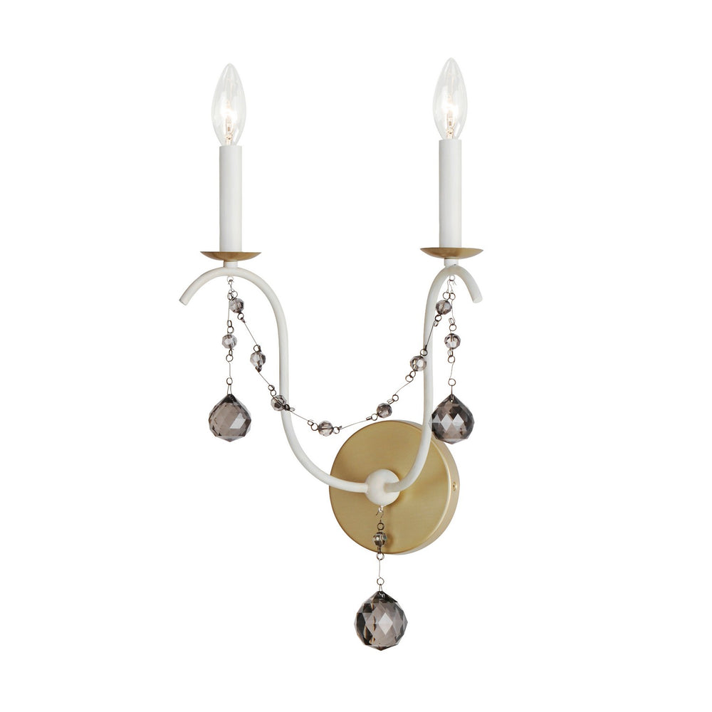 Maxim - Two Light Wall Sconce - Formosa - Ecru/Venetian Gold- Union Lighting Luminaires Decor