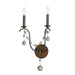 Maxim - Two Light Wall Sconce - Formosa - Golden Noir- Union Lighting Luminaires Decor