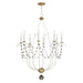 Maxim - Eight Light Chandelier - Formosa - Ecru/Venetian Gold- Union Lighting Luminaires Decor