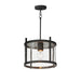 Maxim - One Light Semi-Flush/Pendant - Belfry - Black- Union Lighting Luminaires Decor