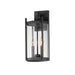 Maxim - Two Light Outdoor Wall Sconce - Belfry - Black- Union Lighting Luminaires Decor